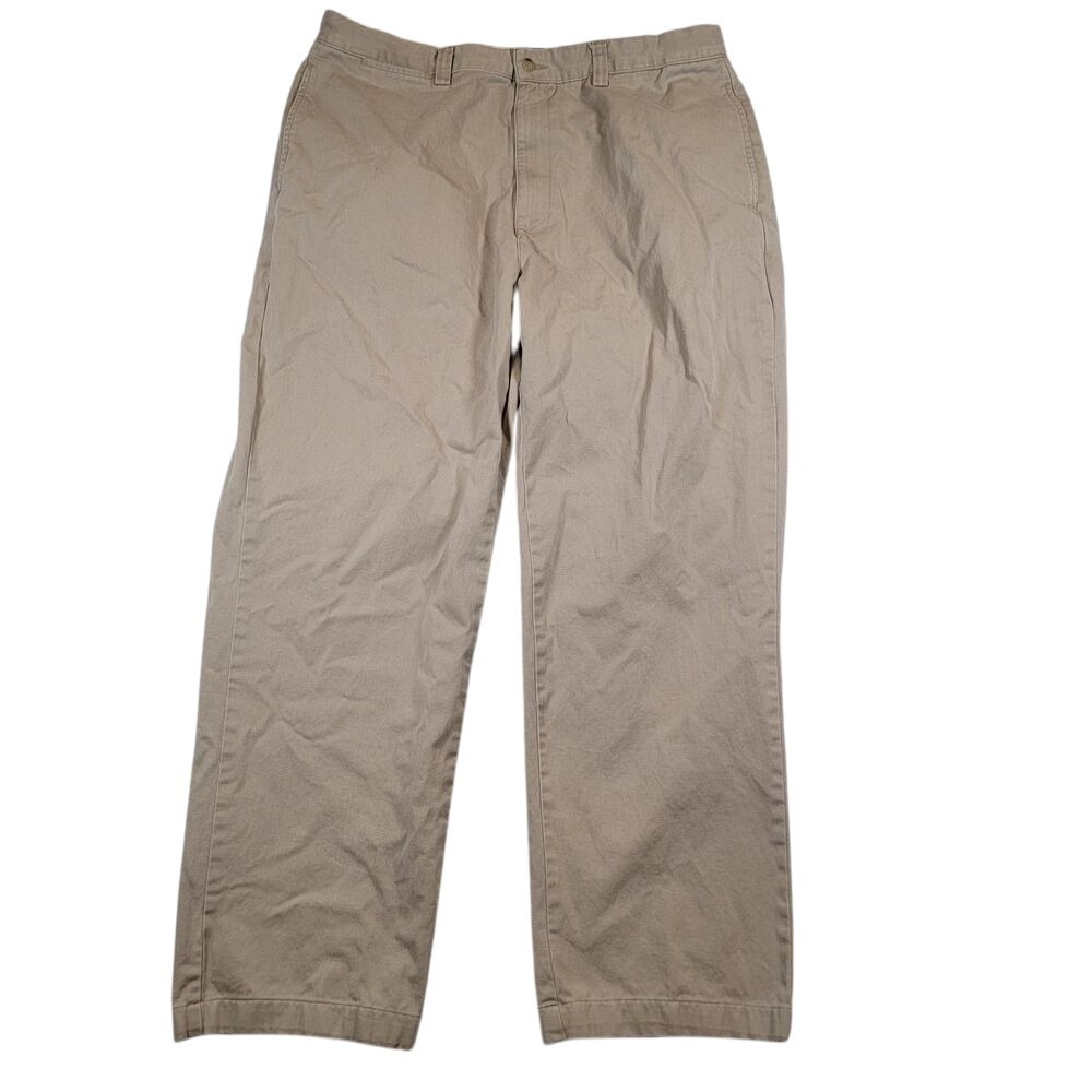 VTG Polo Ralph Lauren Men's Chino Philip Pant Sz 38 Beige Relaxed Straight Leg